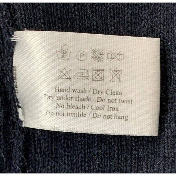 Maniqui Wool & Baby Alpaca Lux Knit Sweater Womens Small/Medium V-Neck Pullover - Picture 11 of 12